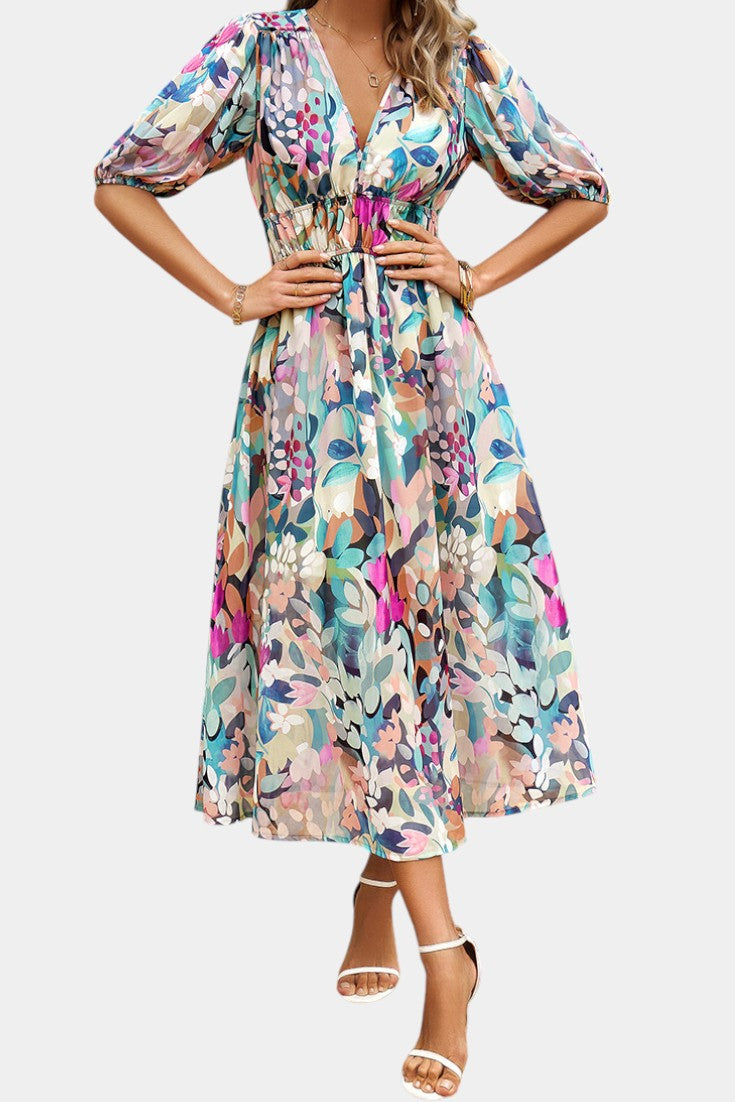 Ginessa | Floral Charm Summer Dress