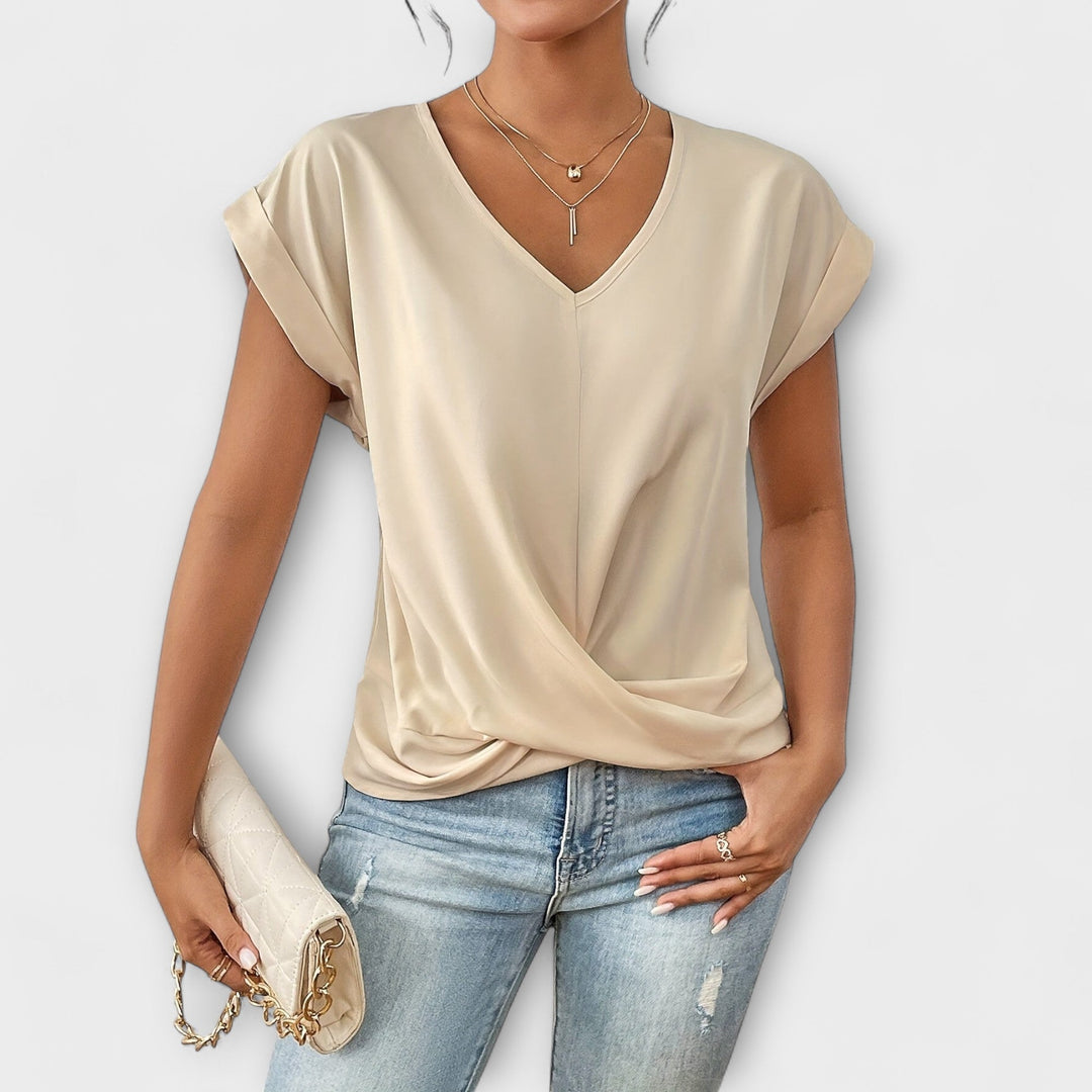 Annie | Elegant V-neck Top