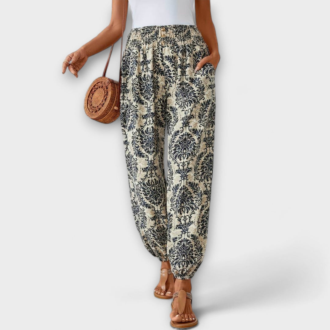 Annie | Ethnic Graphic Pants