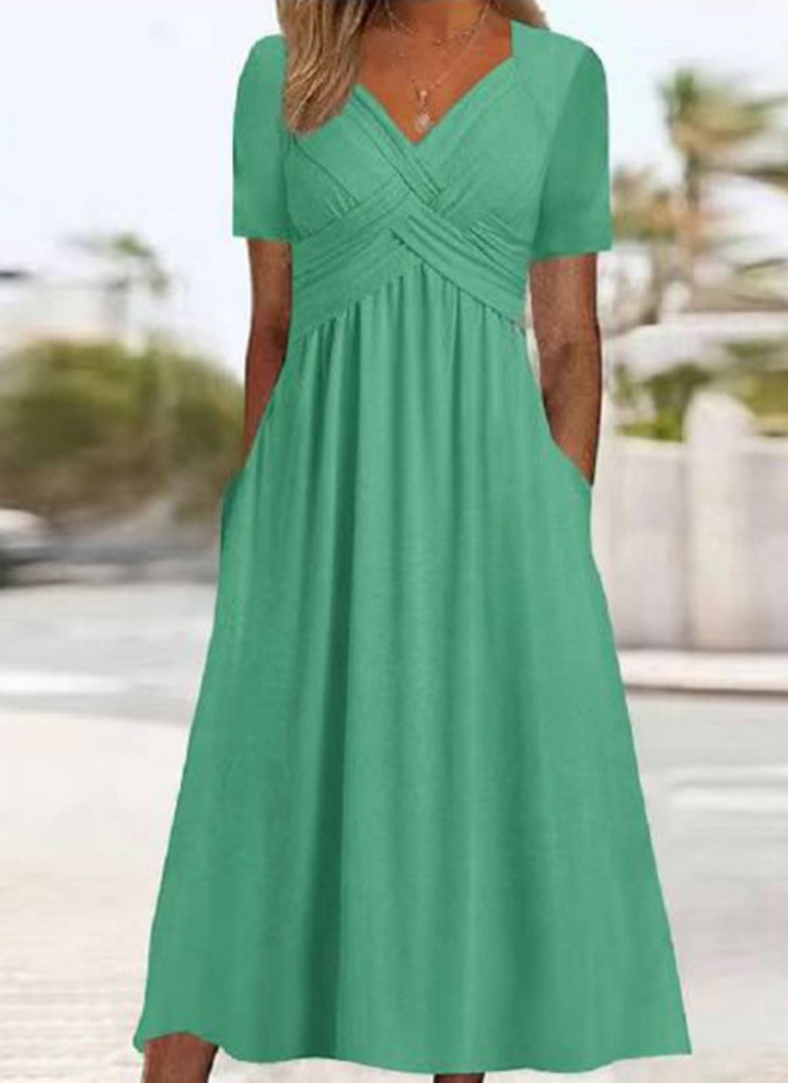 Monica | Stylish Crossover Dress