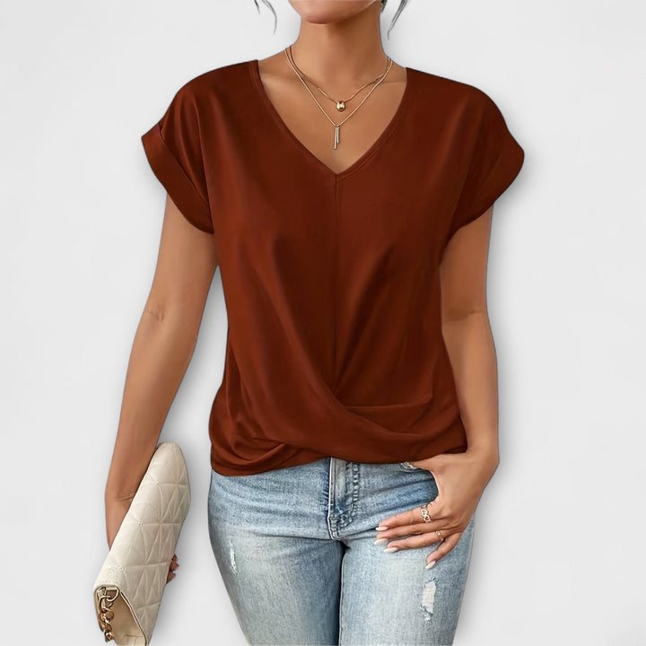 Annie | Elegant V-neck Top