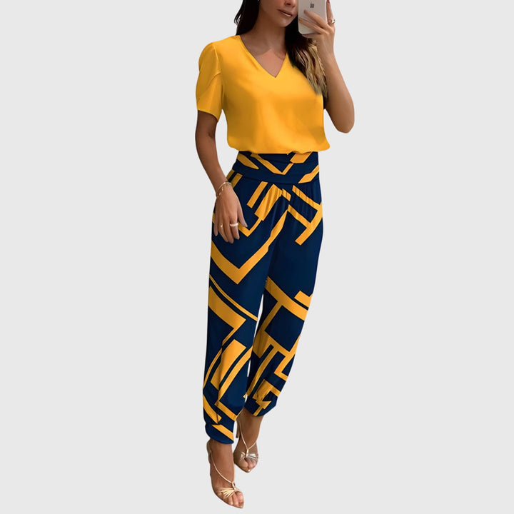 Annie | Stylish Blouse and Pants Set