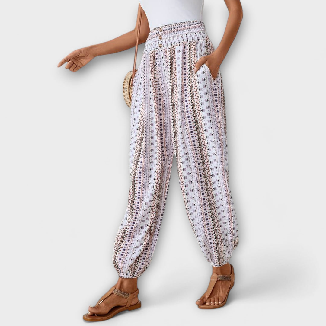 Annie | Ethnic Graphic Pants