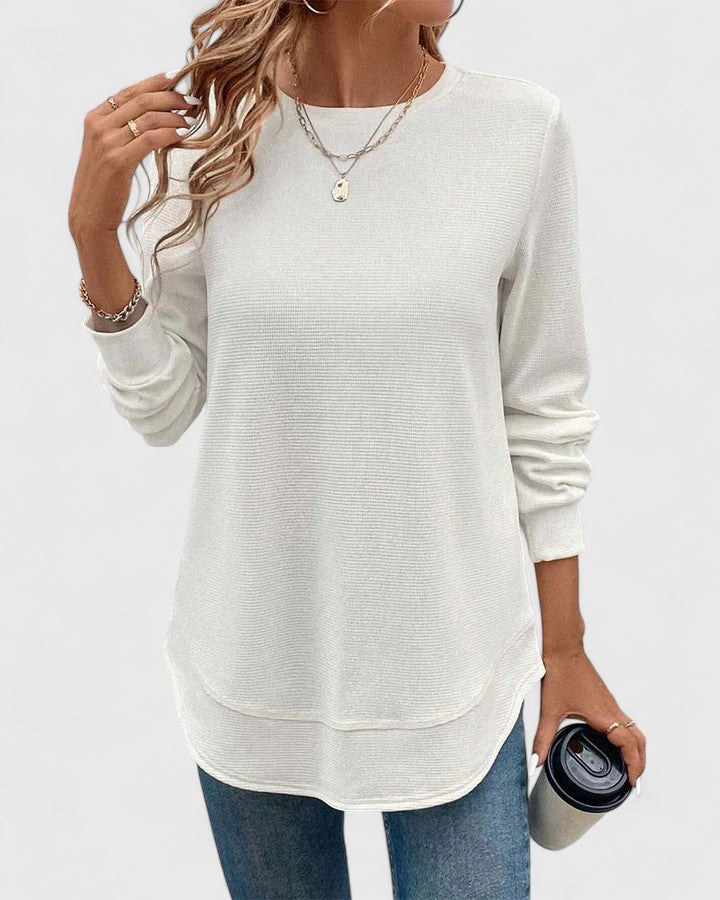 Annie | Elegant O-Neck Long Sleeve