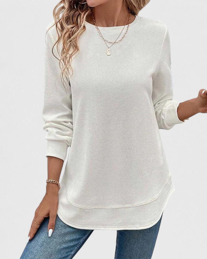 Annie | Elegant O-Neck Long Sleeve