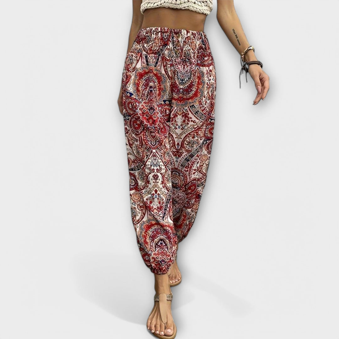 Annie | Ethnic Graphic Pants