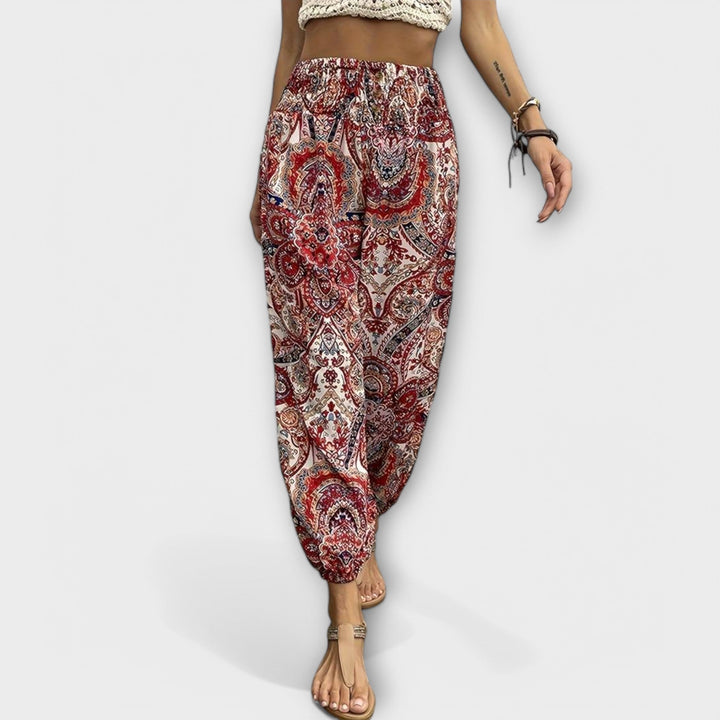 Annie | Ethnic Graphic Pants