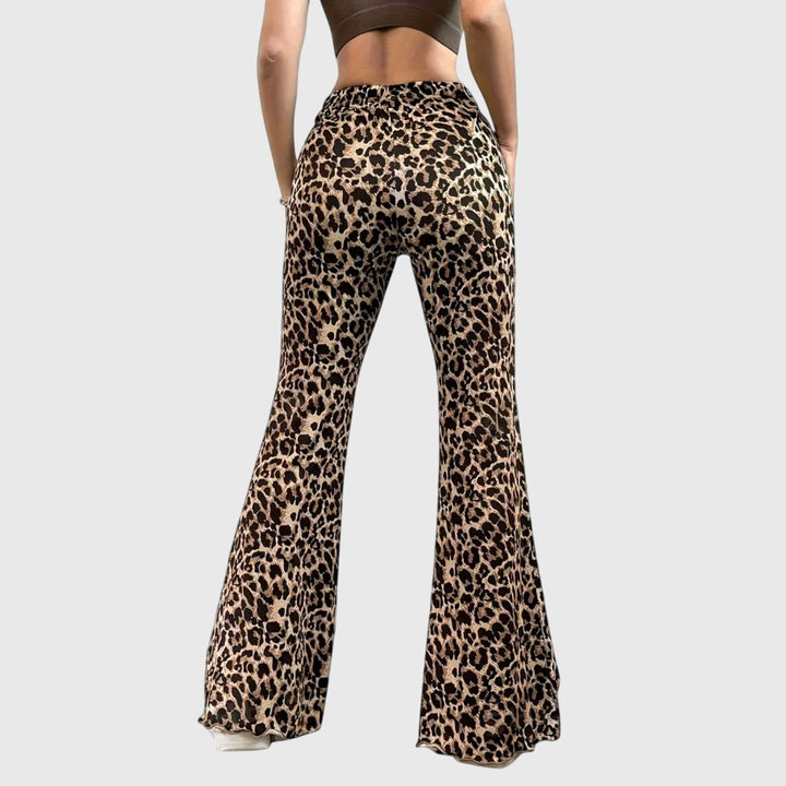 Annie | Leopard Bootcut Pants