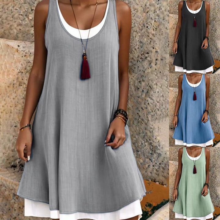 Wilara | Breezy Layered Tank Dress